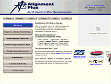 Tablet Screenshot of alignment-plus.com